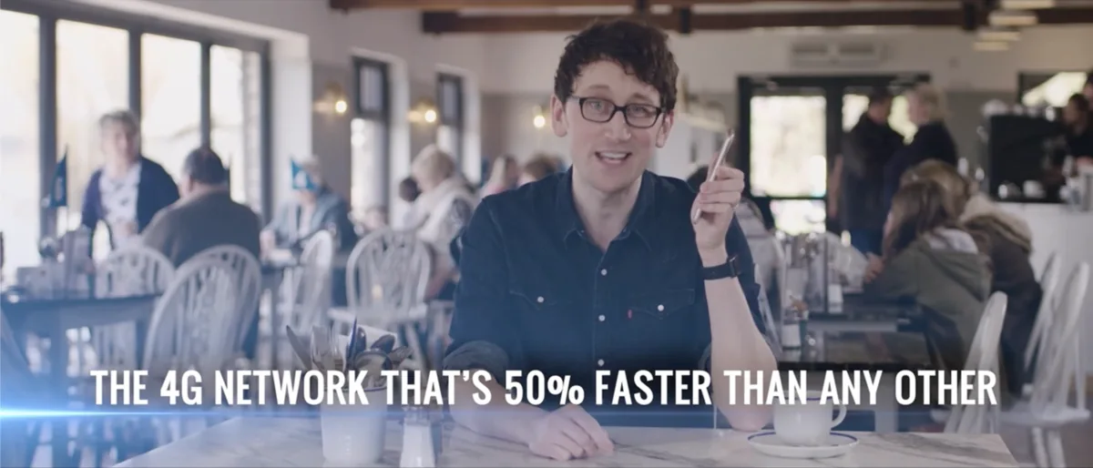 Presenting a mobile technology video for TechRadar and EE