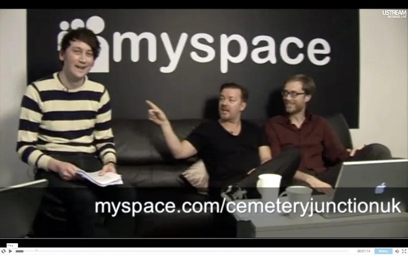 A MySpace web chat with Ricky Gervais and Stephen Merchant