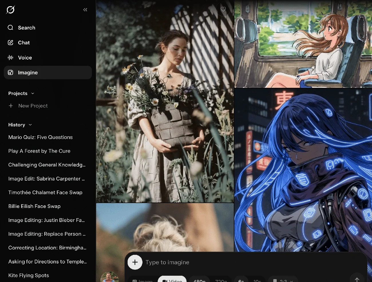 Grok image generation