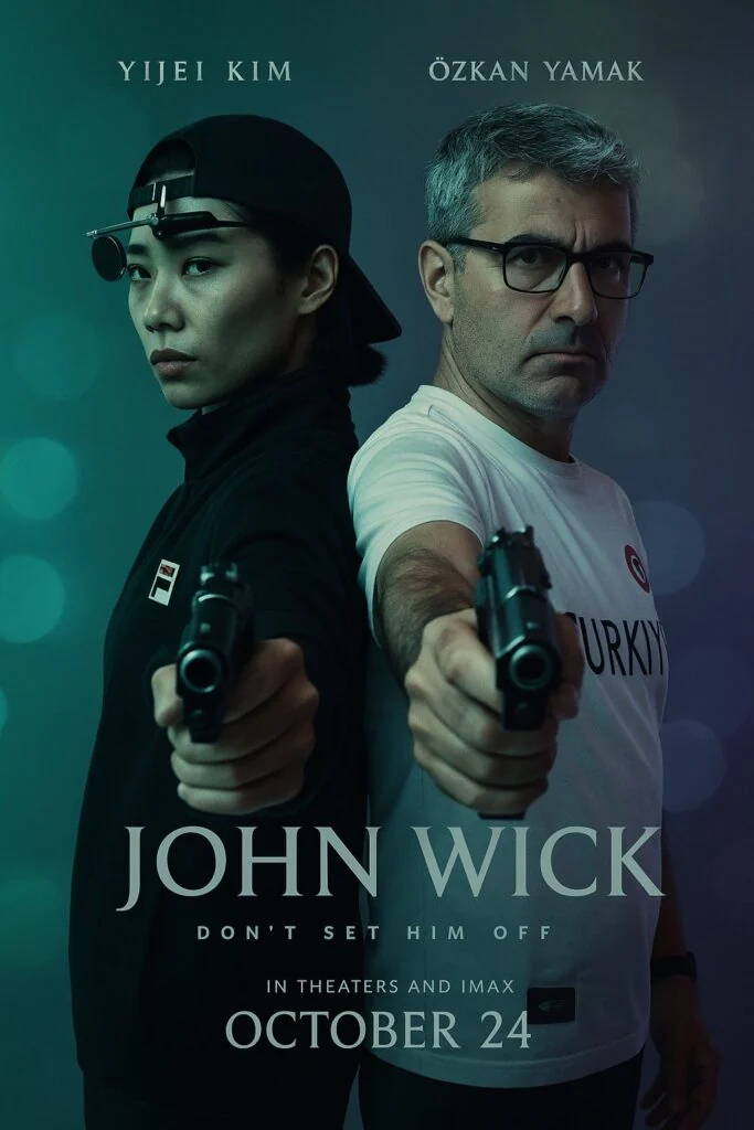 AI-generated movie-poster example based on John Wick.