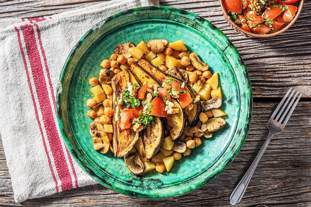 Shawarma Roasted Aubergine
