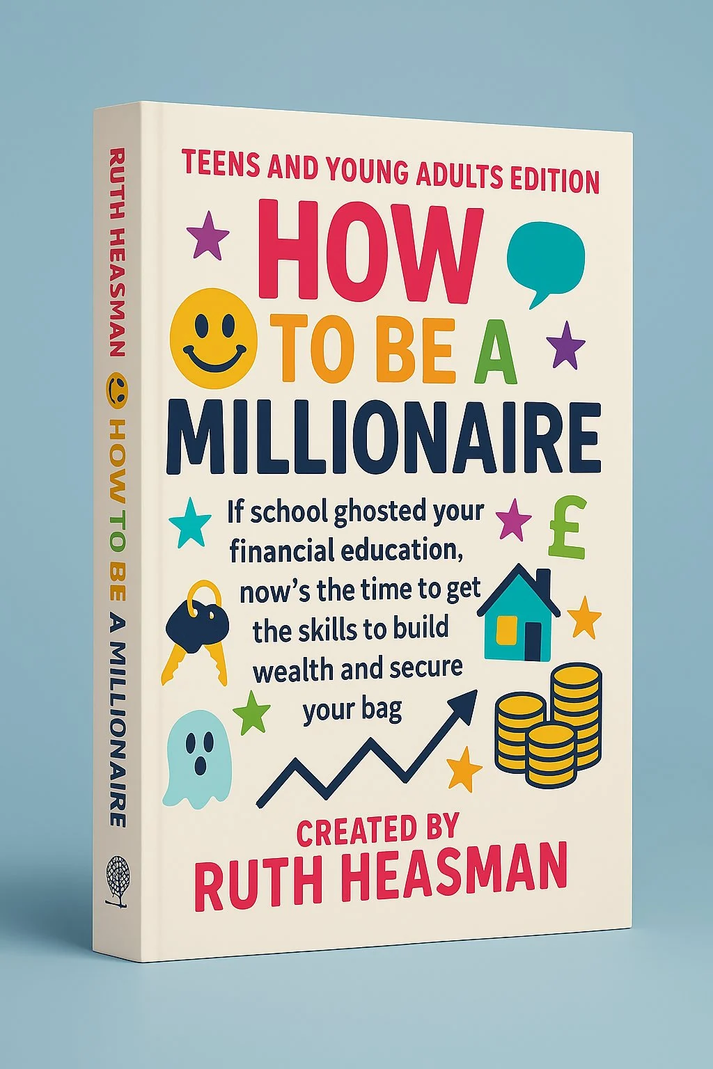 AI-generated illustrated book-cover example.