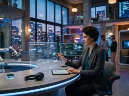 A female marketing professional learning about AI with the best free AI courses for marketers